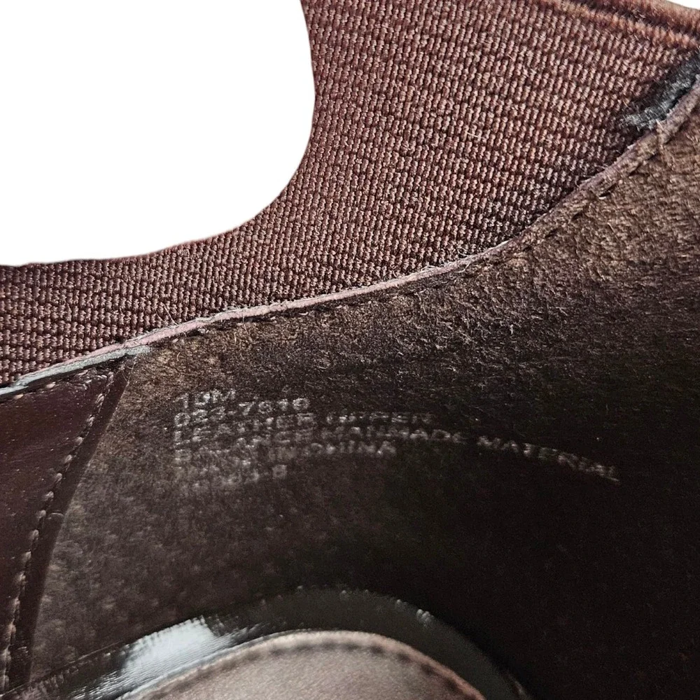 Minimalist Office Corpcore Women 10B Brown Ankle Booties Heels Capsule Wardrobe